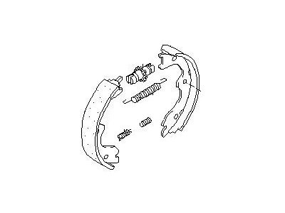44060-AR06K Nissan Brake Shoes Illustration 1 of 1