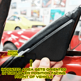ZSPEC Z31 300zx Door Side-Mirror Interior Trim Covers, Black, Left & Right Side