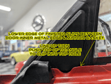 ZSPEC Z31 300zx Door Side-Mirror Interior Trim Covers, Black, Left & Right Side