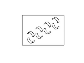 A2208-1MR0A Nissan Crankshaft Bearing Set Illustration 1 of 1