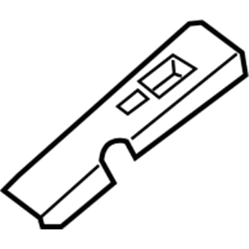 80960-CF40D Nissan Switch Bezel Illustration 1 of 1