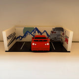 GTR Hot Wheels Garage Diorama (Glow in the dark)