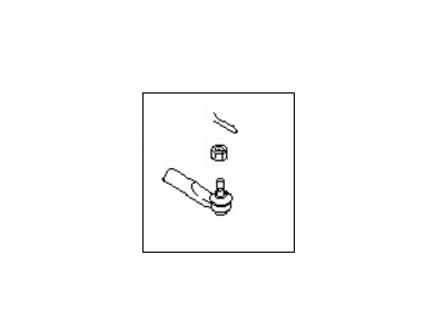 48640-AL585 Nissan Outer Tie Rod Illustration 1 of 1
