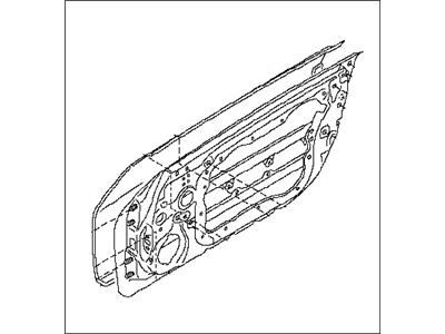 HMA0M-CD8MA Nissan Door Shell Illustration 1 of 1