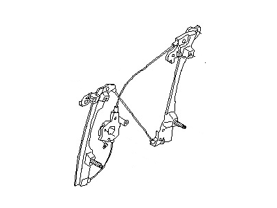 80720-CD01A Nissan Window Regulator Illustration 1 of 1
