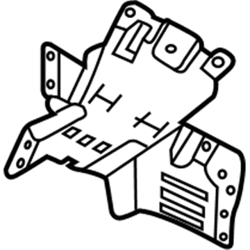 74515-CD000 Nissan Floor Extension Illustration 1 of 1