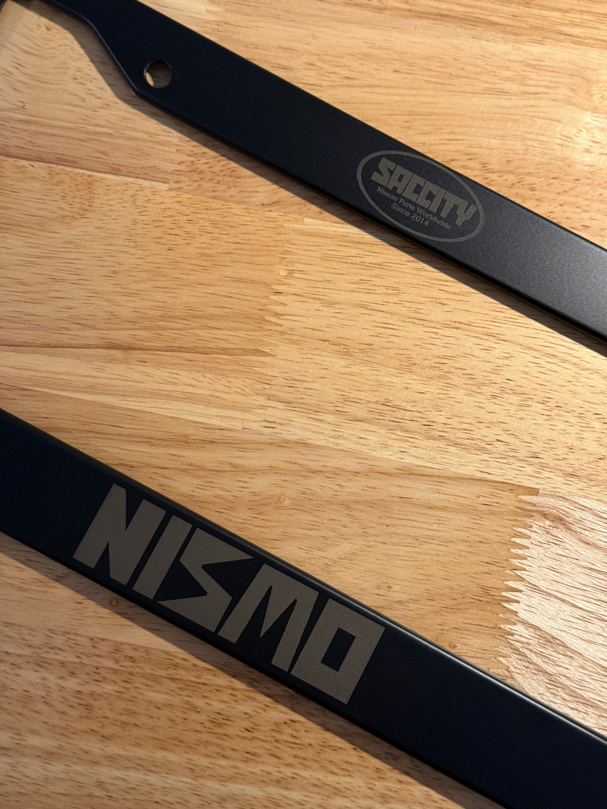 Nismo Sac City Metal License Plate Frame