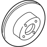 D0206-ZA500 Nissan Brake Rotor Illustration 1 of 1