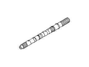 31481-97X00 Nissan Output Shaft Assembly Illustration 1 of 1