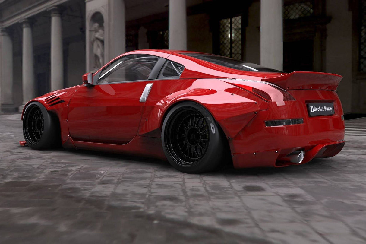 GReddy 03-08 Nissan 350z Rocket Bunny Duck-Tail Rear Wing Ver. 2