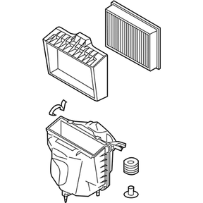 16500-CD00A Nissan Air Cleaner Assembly Illustration 1 of 1