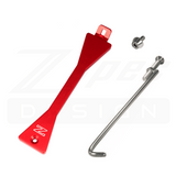 ZSPEC Battery Hold Down/Bracket Kit for Nissan Z31 300zx '84-89, Billet, w/ Stainless Hardware