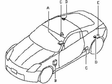 284B1-CF061 Nissan Body Control Module Illustration 1 of 1