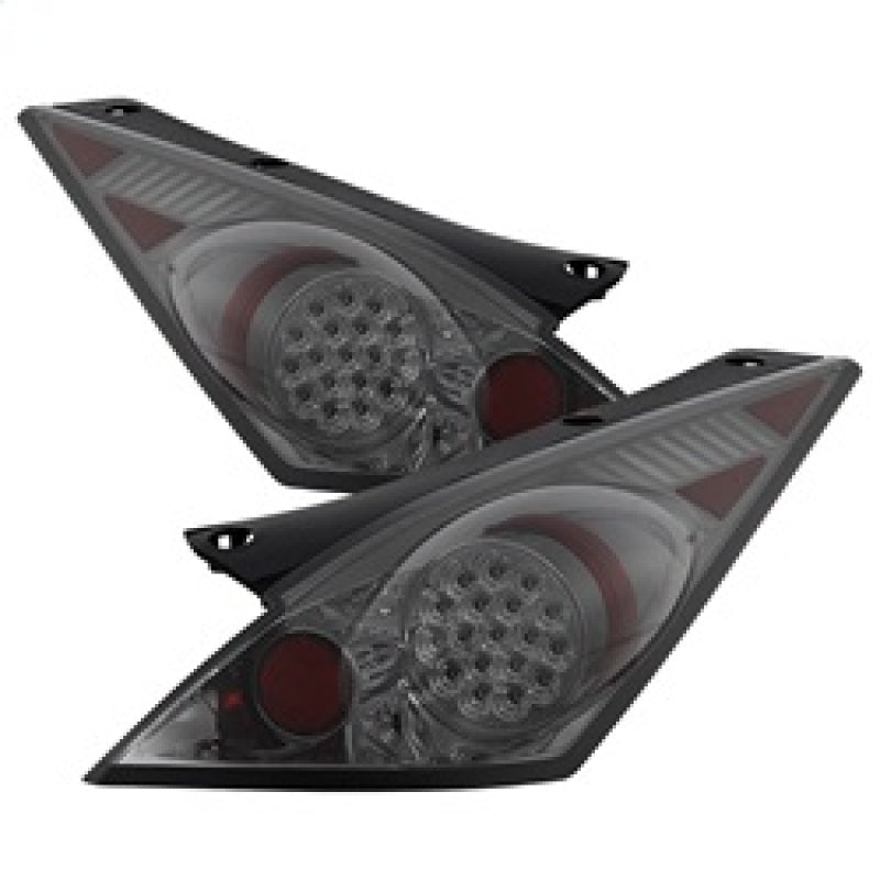 Spyder Nissan 350Z 03-05 LED Tail Lights Smoke ALT-YD-N350Z02-LED