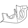 48470-CF47A Nissan Lower Column Cover Illustration 1 of 1
