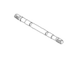 39705-0V750 Nissan Rear Drive Left Shaft Illustration 1 of 1