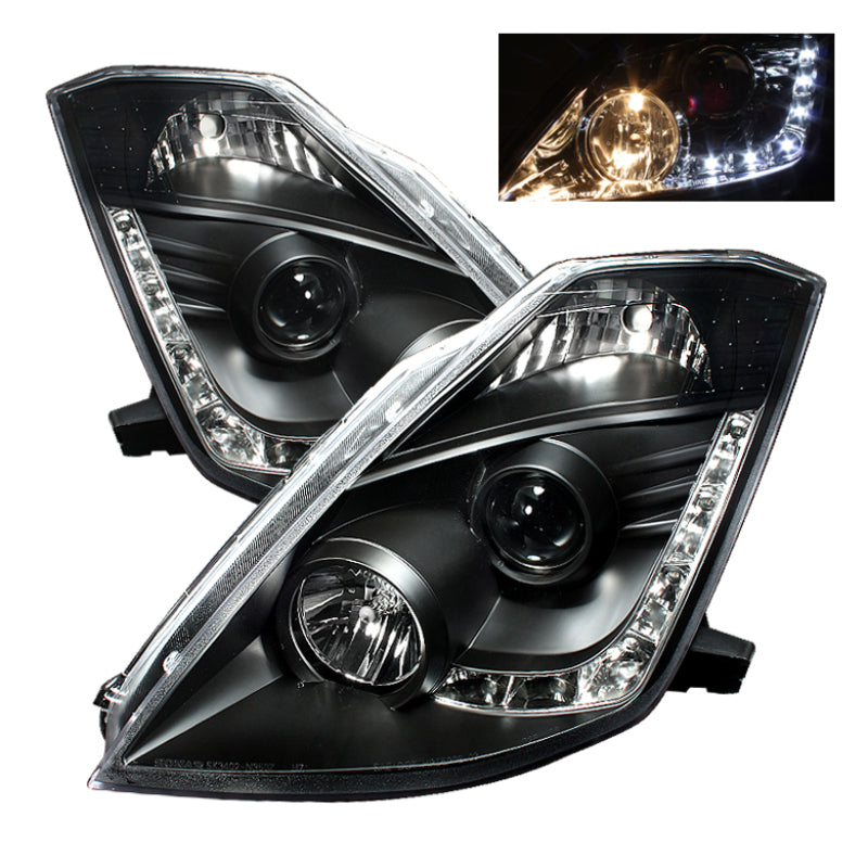 【Jszk】 Spyder Nissan 350Z 03-05 Projector Headlights Halogen Model Only