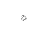 63848-5L300 Nissan Kick Panel Clip Illustration 1 of 1