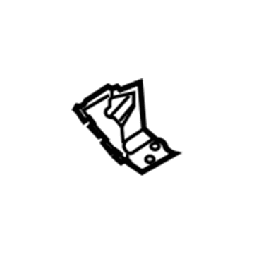 93124-CE411 Nissan Step Panel Gusset Illustration 1 of 1