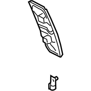80606-CD01E Nissan Handle Outside Illustration 1 of 1
