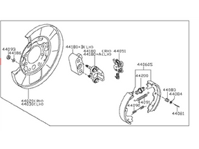 44010-CD06B Nissan Parking Brake Illustration 1 of 1