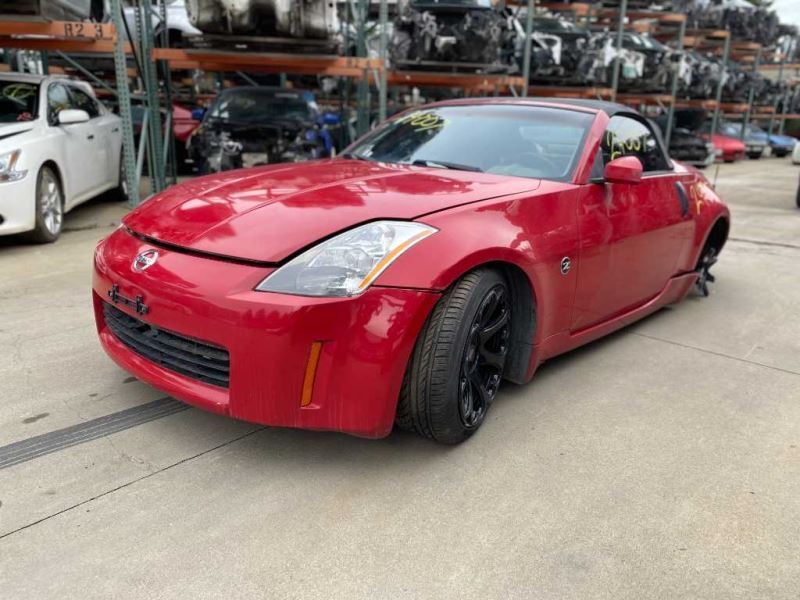 03-04 Nissan 350Z CONV R/R Rear Right Mud Flaps Red(AX6) OEM