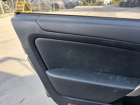 03-04 INFINITI G35 Coupe Front Driver Door Trim Panel Black OEM 80901-AM801