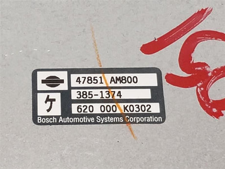 03-04 Infiniti G35 Coupe ABS Brake Module OEM 47851AM800