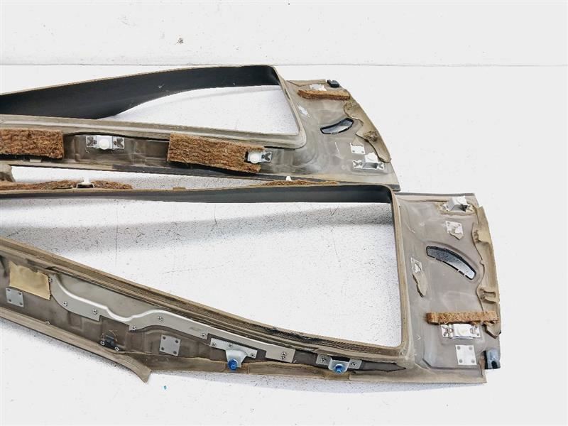 1986 Nissan 300ZX Z31 Rear Interior Quarter Glass Bezel Pair X2 2+2 Black