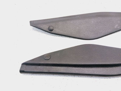 84-86 Nissan 300zx Z31 2+2 Door Panel Front Small Plastic Cover Black x2 OEM 