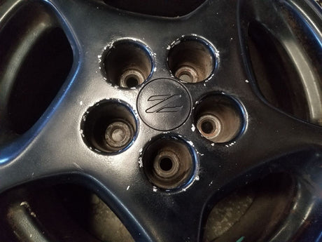 90-91 NISSAN 300ZX Rear Alloy Wheel 16x7.5 w/ 54.0mm Ornament OEM 4030040P92 