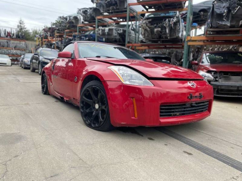 03-04 Nissan 350Z CONV R/R Rear Right Mud Flaps Red(AX6) OEM