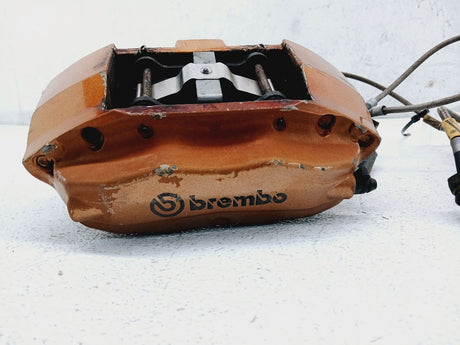 06-09 NISSAN 350Z Brembo Complete Brake Caliper Set x2 Gold OEM 41001CD00D