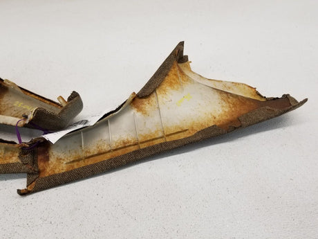 90-92 NISSAN 300ZX NA Center Console Side Trim Pair x2 Brown/C OEM 68412-30P03