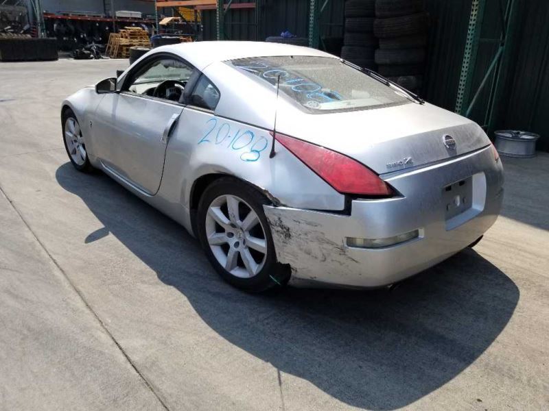 03-05 Nissan 350z Driver Door Trim Panel Grey K OEM