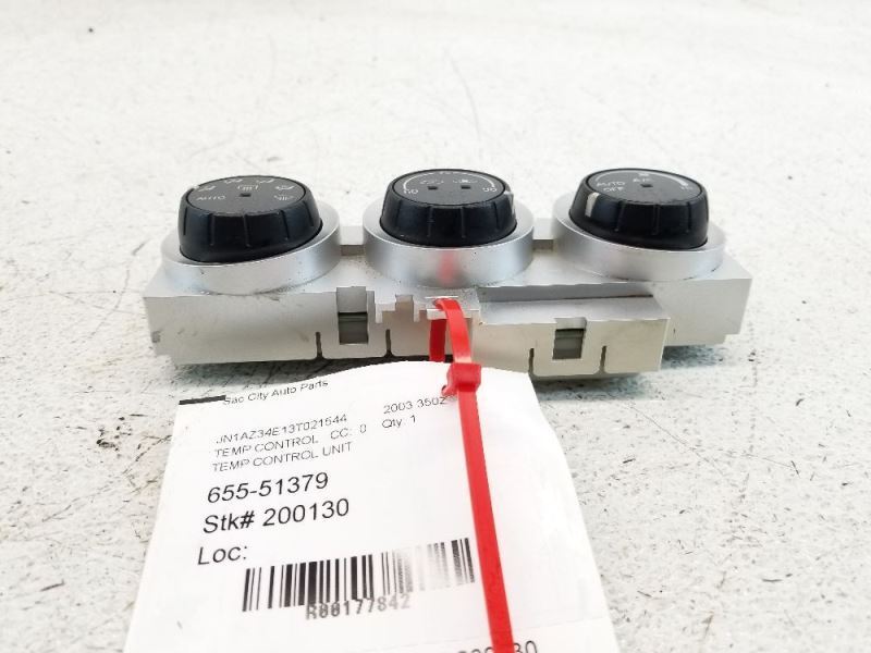 03-04 Nissan 350z Temperature Control Dials 27500CD000 OEM