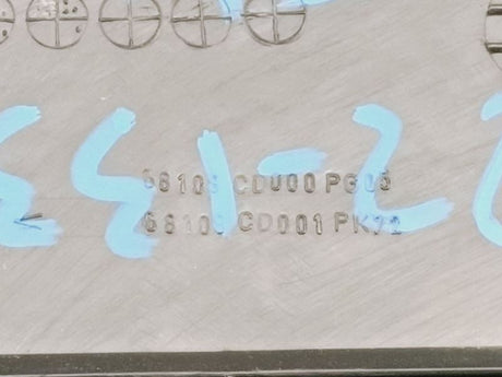 03 Nissan 350Z Passenger Side Lower Knee Panel 5K-M BLK-G OEM 68108CD000 