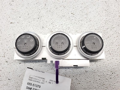 03 Nissan 350z Temperature Control Unit OEM 27500CD000