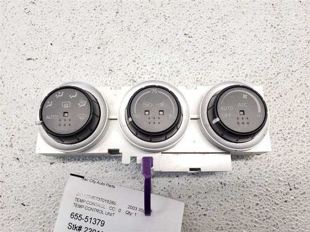 03 Nissan 350z Temperature Control Unit OEM 27500CD000