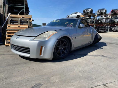 03-04 NISSAN 350Z Convertible Front Passenger A-Pillar Silver/KY OEM 76836-CE402