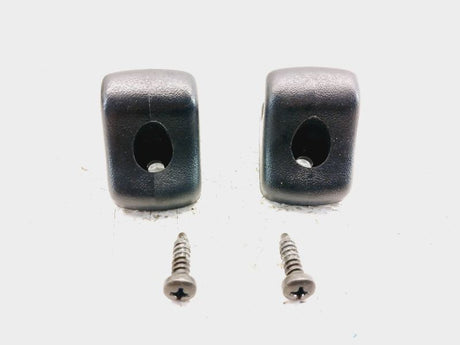 84-89 Nissan 300zx Z31 Sun Visor Clips x2 Black OEM 