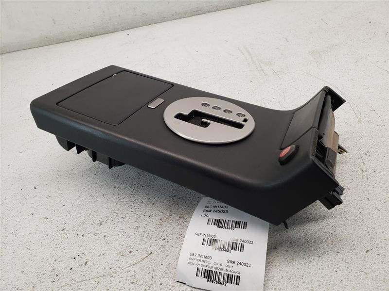 03 INFINITI G35 Sedan Transmission Shifter Bezel Black/G OEM 96941-AM606