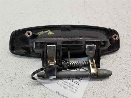 03-04 G35 Sdn Passenger Rear Door Handle Exterior Assy Black/KH3 OEM 82606AC70B