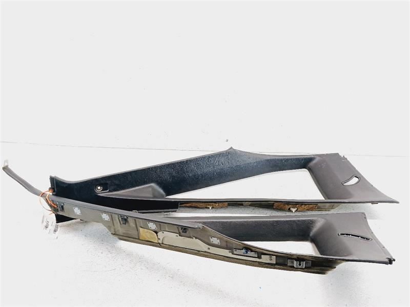 1986 Nissan 300ZX Z31 Rear Interior Quarter Glass Bezel Pair X2 2+2 Black