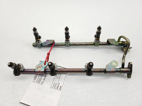 03-04 Nissan 350z FX35 G35 01-03 QX4 FBJC100 INJECTORS W/ RAIL 166005L700 OEM