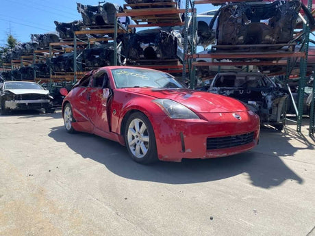 03-04 NISSAN 350Z Driver Left Side View Mirror Power Red/AX6 OEM K6302CD000