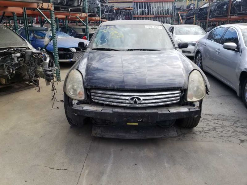 03-04 G35 Sdn Passenger Rear Door Handle Exterior Assy Black/KH3 OEM 82606AC70B