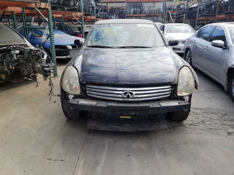 03-04 G35 Sdn Passenger Rear Door Handle Exterior Assy Black/KH3 OEM 82606AC70B