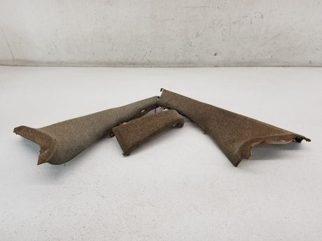 90-92 NISSAN 300ZX NA Center Console Side Trim Pair x2 Brown/C OEM 68412-30P03