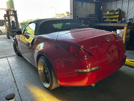 03-04 Nissan 350Z Passenger Front Side View Mirror (Red AX6) OEM K6301CD060